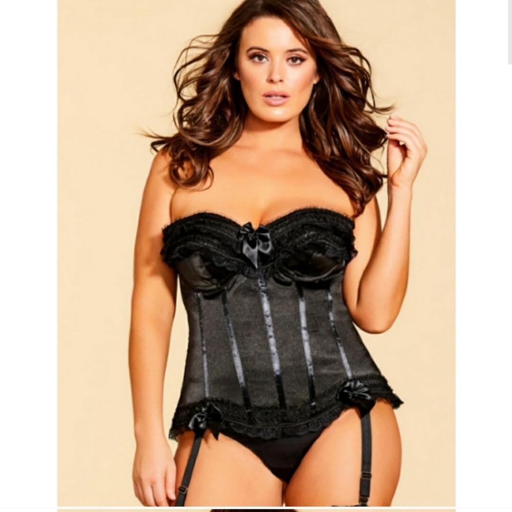 NWOT Burlesque Corset and Thong